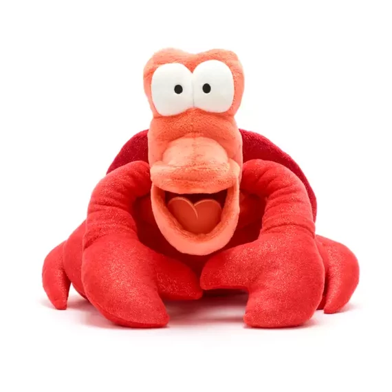 Sebastian közepes puha játék, A kis hableány - 27cm