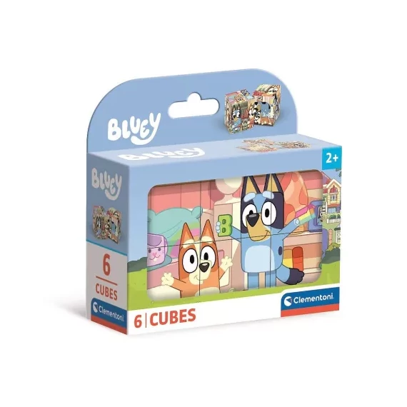 Bluey  mesekocka 6 db-os Clementoni