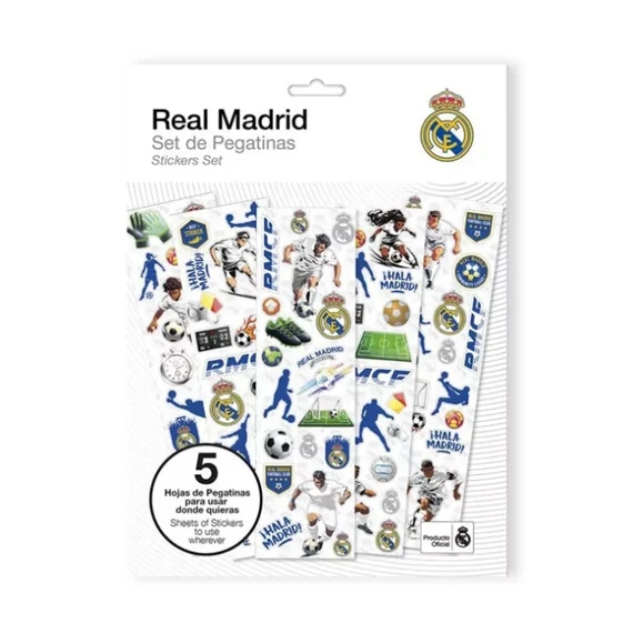 Real Madrid Emblem matrica szett 5 ív Cikkszám:  EWA00011RM