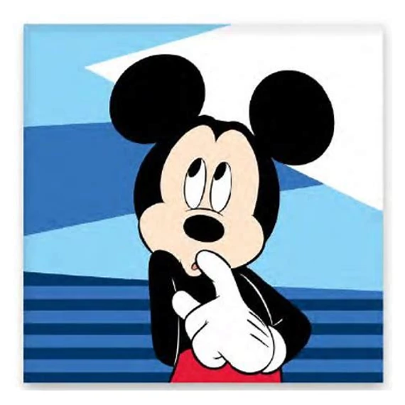 Disney Mickey Shy kéztörlő, arctörlő, törölköző 30x30cm II. osztály