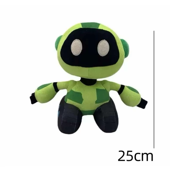 OEM Plüss játék, Pj Pug Robot Bunzo Poppy Playtime, zöld, 25 cm