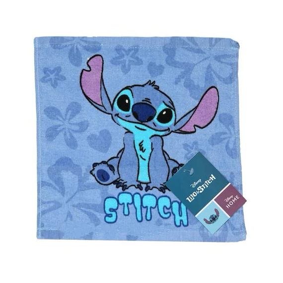 Disney Lilo és Stitch, A csillagkutya Blue Hibiscus kéztörlő, arctörlő, törölköző 30x30cm II. osztály